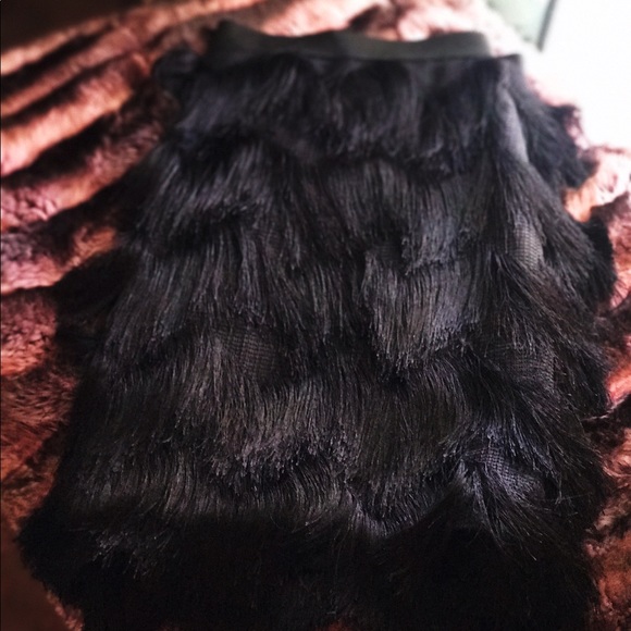 BCBGMaxAzria Dresses & Skirts - BNWT BCBGMAXAZRIA FRINGE SKIRT